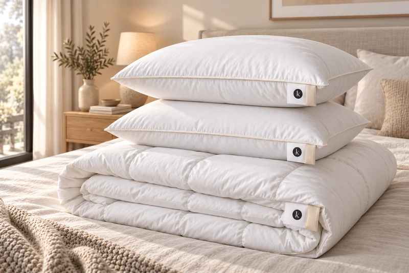 Pack Nuit pour lit 160 – 1 couette 240x260 et 2 oreillers CIRRUS 60x60