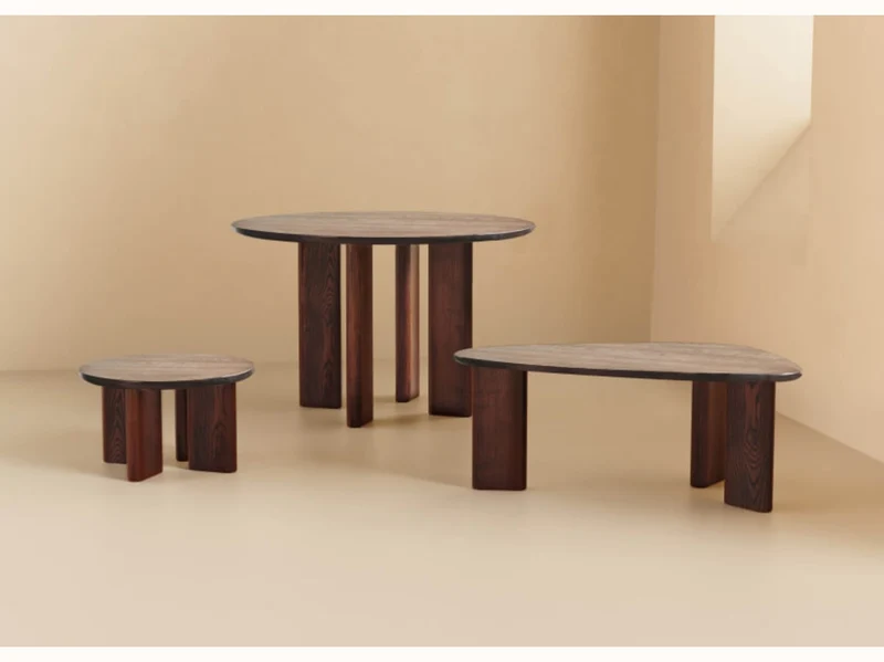 Table à manger rectangulaire en bois BAOBAB