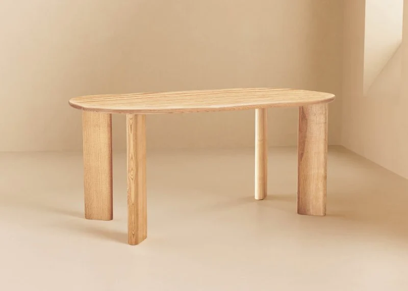 Table à manger rectangulaire en bois BAOBAB