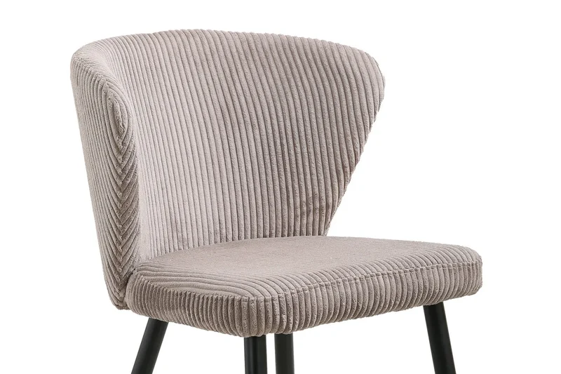 Chaise de Salle à Manger TONYO en Velours Côtelé - 54 x 55 cm
