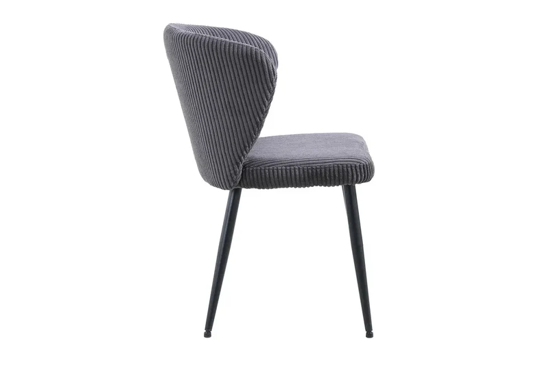 Chaise de Salle à Manger TONYO en Velours Côtelé - 54 x 55 cm