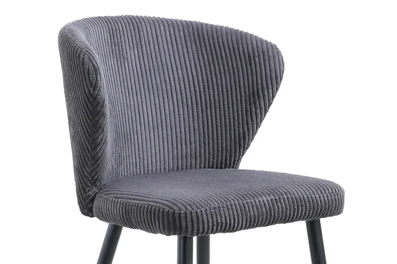 Chaise de Salle à Manger TONYO en Velours Côtelé - 54 x 55 cm