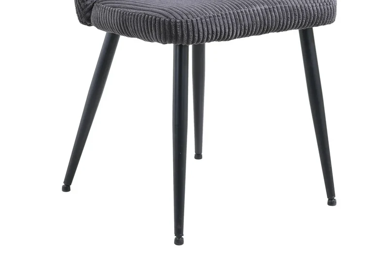 Chaise de Salle à Manger TONYO en Velours Côtelé - 54 x 55 cm