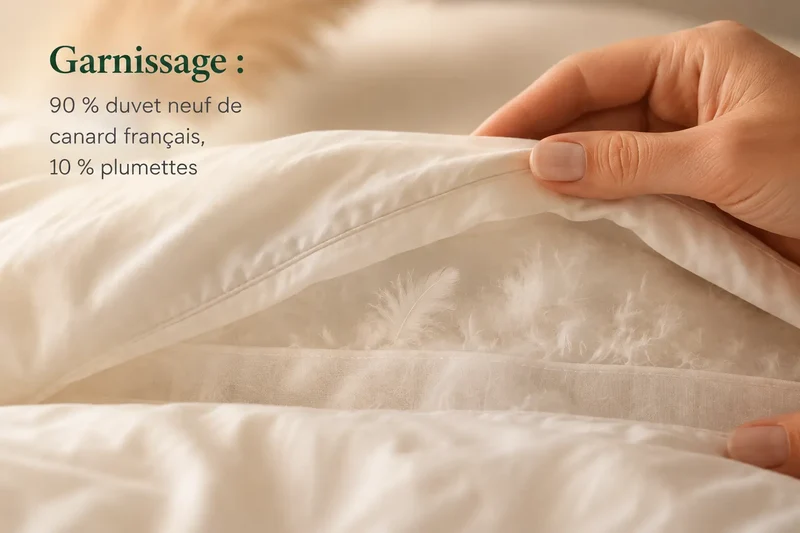 Couette hiver BORÉALE 300 g/m² – duvet de canard français