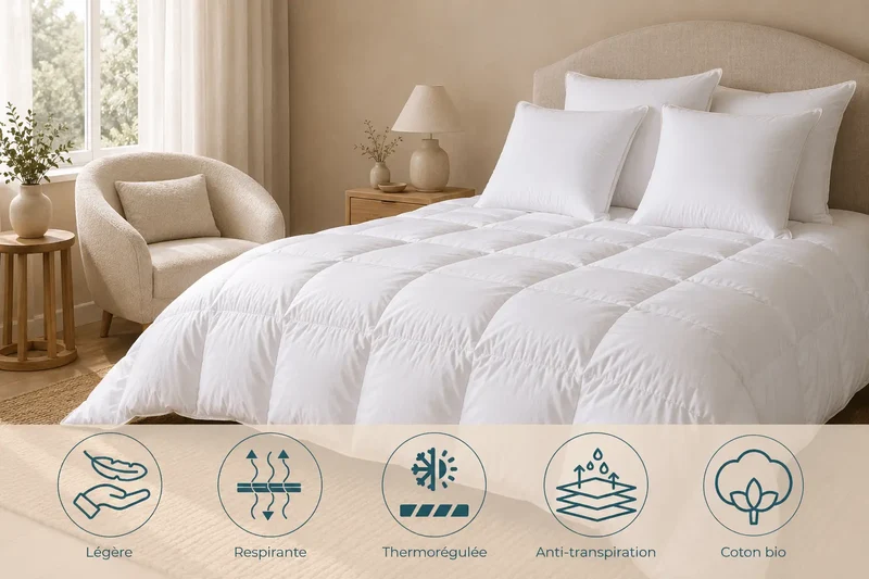 Couette été ALIZÉ 150 g/m² – duvet de canard français