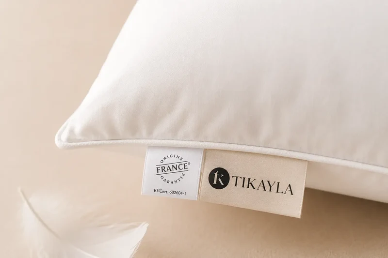 Oreiller enfant BRUME 40x60 – 30 % duvet, mi-ferme