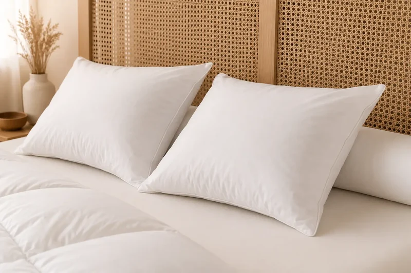 Oreiller mi-ferme CUMULUS – 30 % duvet, 70 % plumettes