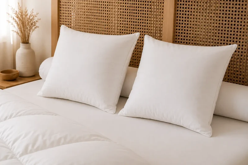 Oreiller mi-ferme CUMULUS – 30 % duvet, 70 % plumettes