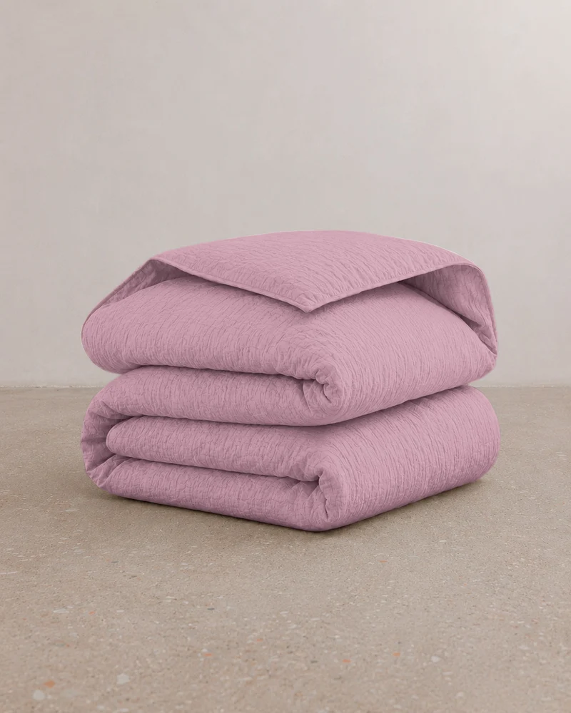 Housse de couette Gaze de coton - 4 coloris au choix