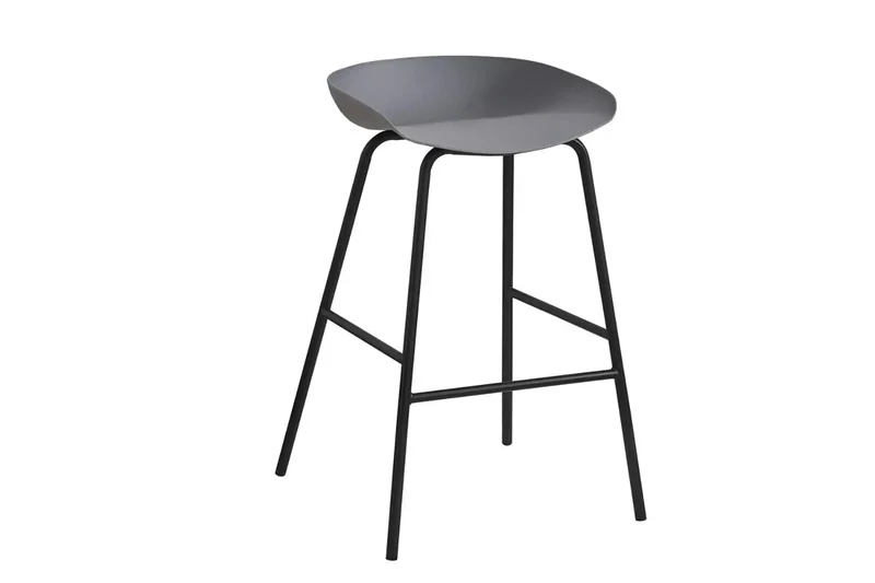 Chaises de Bar HANNA en Polypropylène - 42,5 x 46 cm