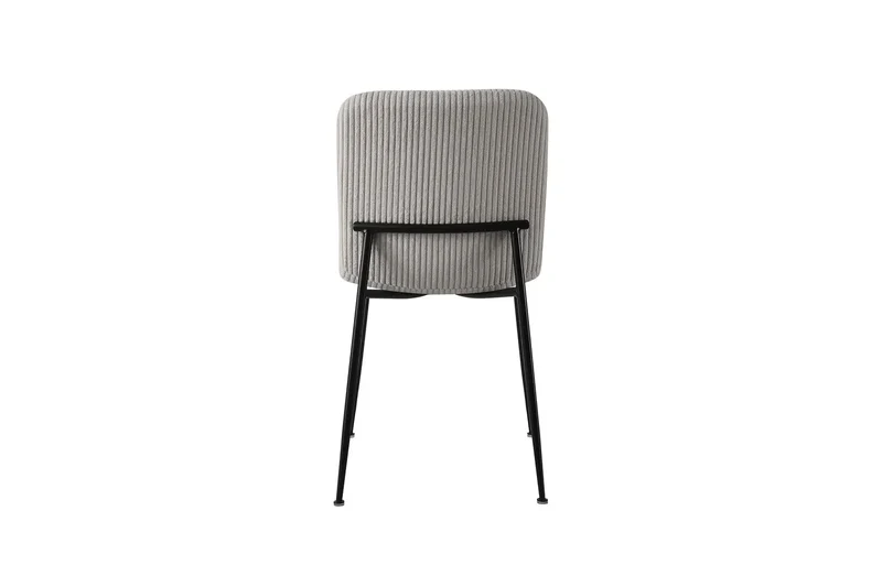 Chaise de Salle à Manger ALICYA Velours Côtelé ou Bouclé - 42 x 57 cm