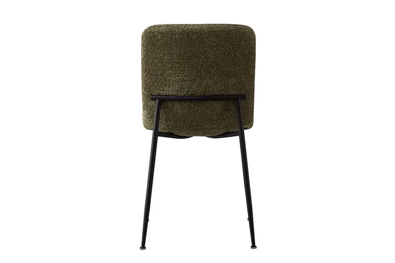 Chaise de Salle à Manger ALICYA Velours Côtelé ou Bouclé - 42 x 57 cm