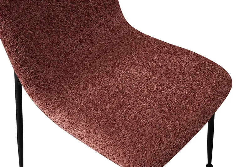 Chaise de Salle à Manger ALICYA Velours Côtelé ou Bouclé - 42 x 57 cm