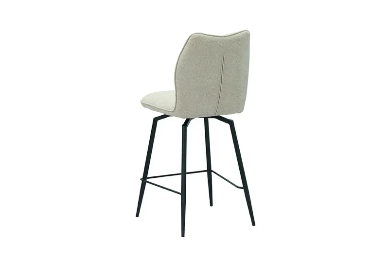Chaises de Bar LYARA en Tissu - 48 x 56 cm