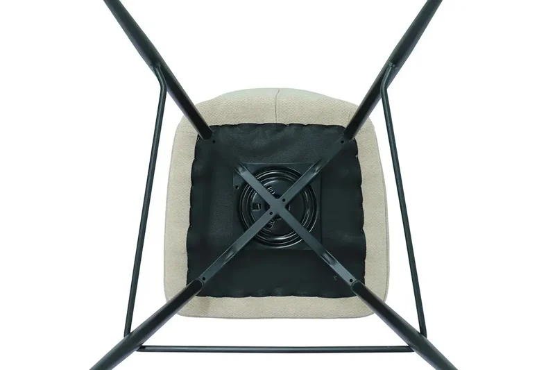Chaises de Bar LYARA en Tissu - 48 x 56 cm