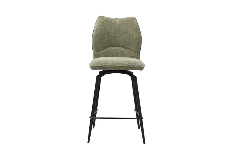 Chaises de Bar LYARA en Tissu - 48 x 56 cm