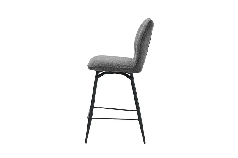 Chaises de Bar LYARA en Tissu - 48 x 56 cm