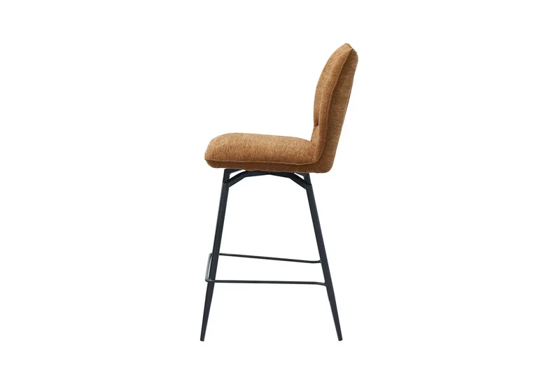 Chaises de Bar LYARA en Tissu - 48 x 56 cm