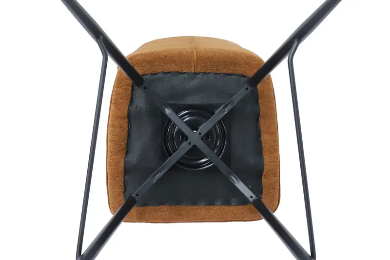 Chaises de Bar LYARA en Tissu - 48 x 56 cm