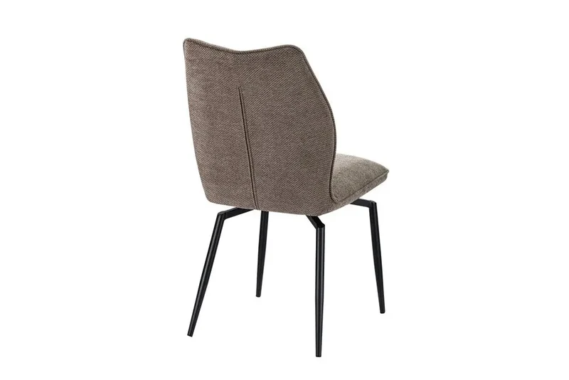 Chaises de Salle à Manger Pivotante LYARA en Tissu - 45,5 x 60 cm