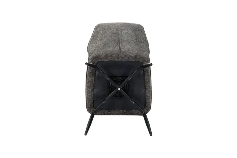 Chaises de Salle à Manger Pivotante LYARA en Tissu - 45,5 x 60 cm