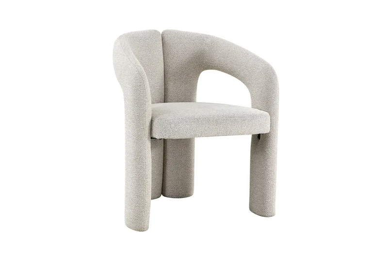 Chaises de Salle à Manger avec Accoudoirs BEJAYA en Tissu - 63 x 62 cm