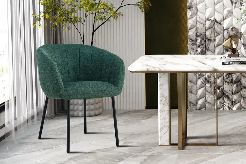 Chaises de Salle à Manger SAVINA avec Accoudoirs - 57 x 62 cm