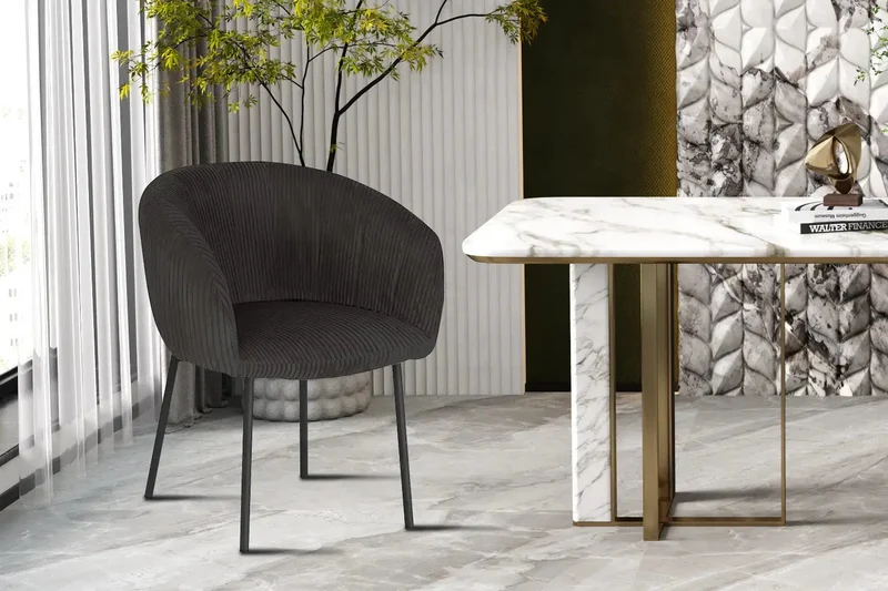 Chaises de Salle à Manger SAVINA avec Accoudoirs - 57 x 62 cm