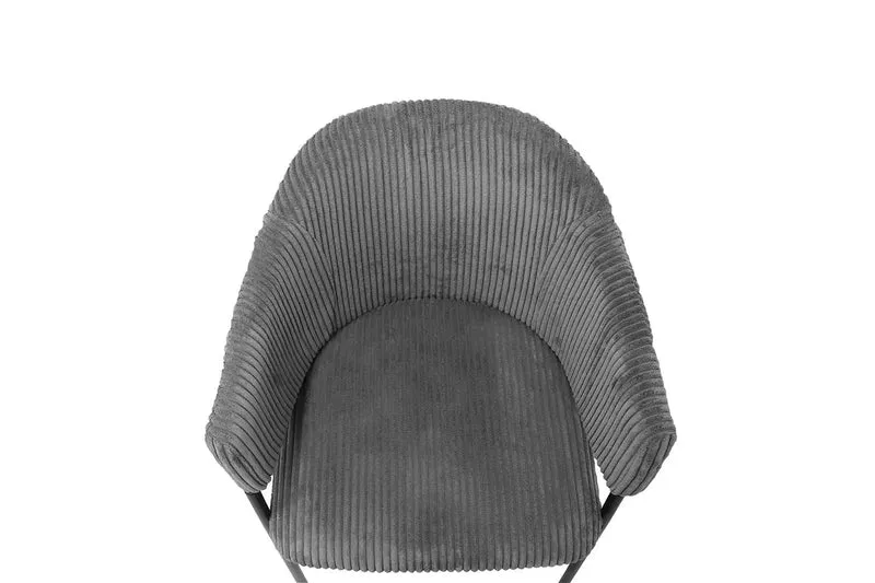 Chaise de salle à manger HINAYA en Tissu - 54 x 62 cm