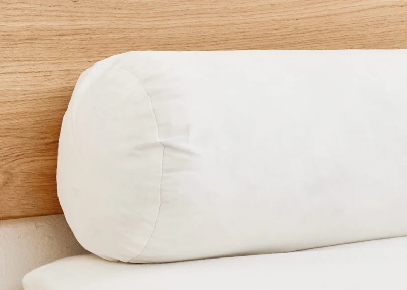 Traversin en plumes et duvet recyclés