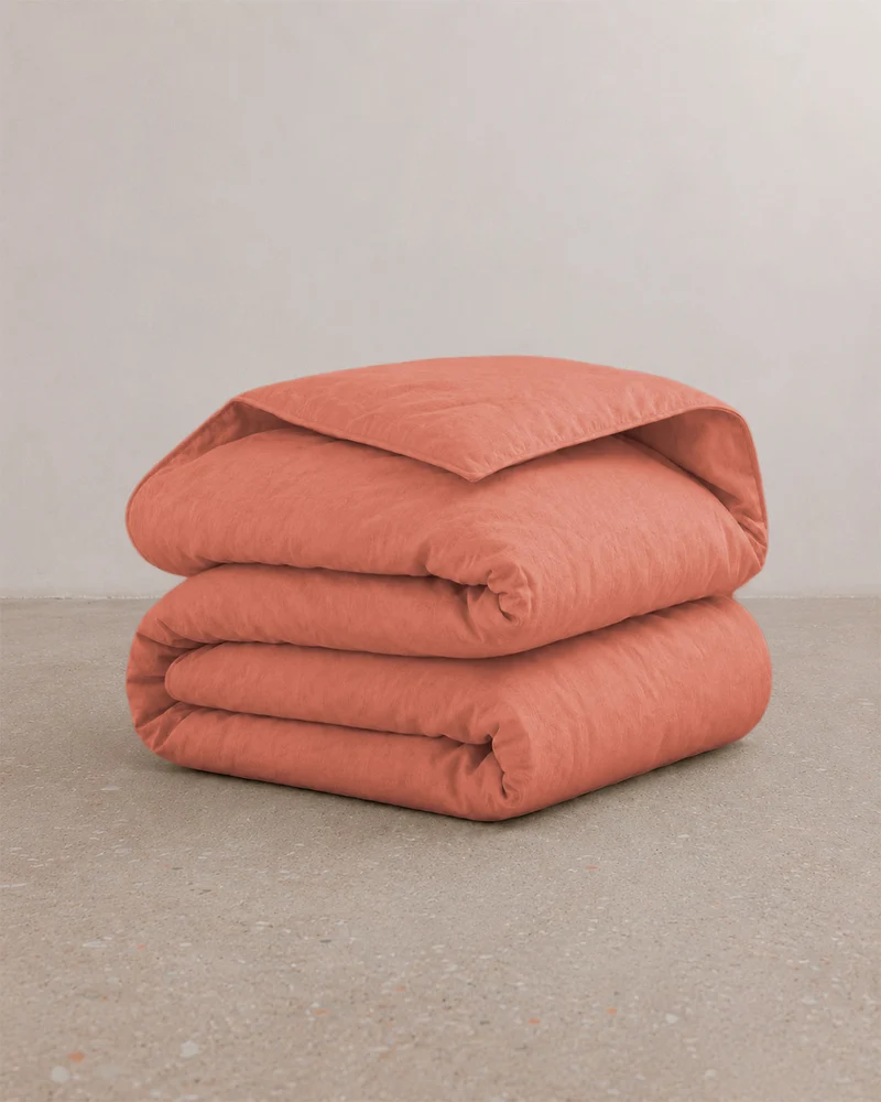 Housse de couette satin de coton - 4 coloris au choix