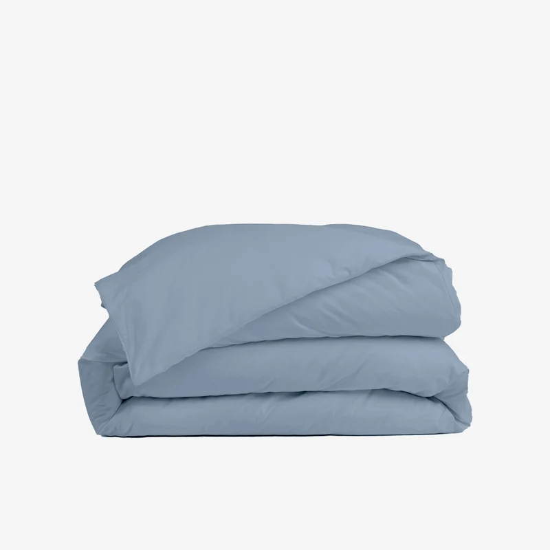 Housse de couette percale lavée - 8 coloris au choix