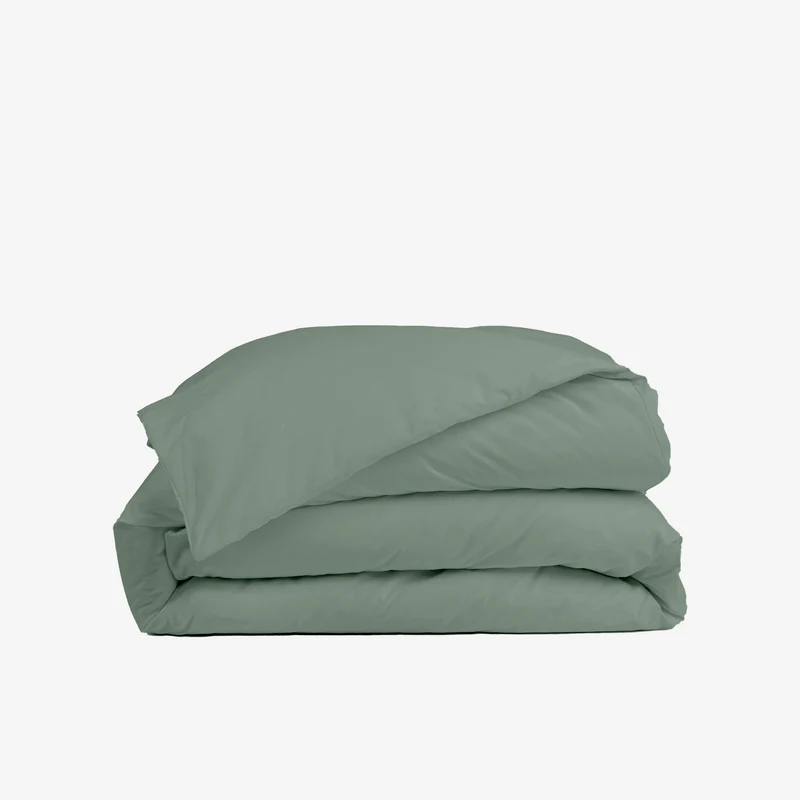 Housse de couette percale lavée - 8 coloris au choix