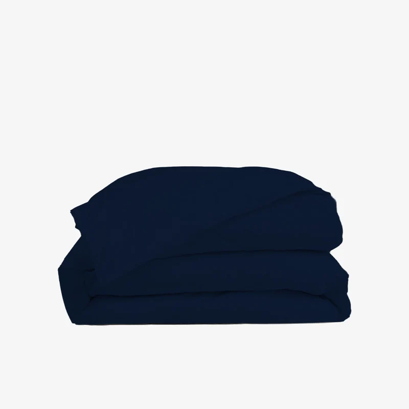 Housse de couette percale lavée - 8 coloris au choix
