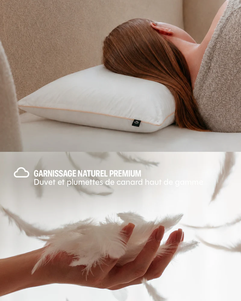 L'Oreiller Drimz Original - plumes et duvet de canard