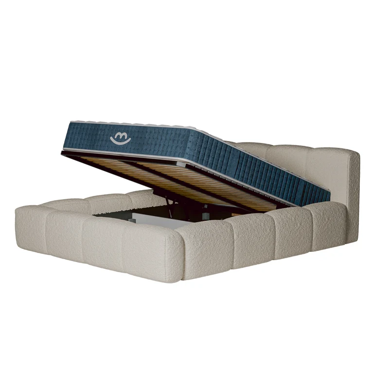 Ensemble lit coffre Equinox et matelas à mémoire de forme Jade - 26cm