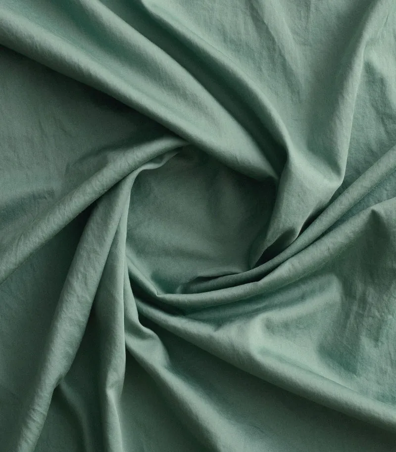 Taies d'oreiller en satin de coton - Vert sauge