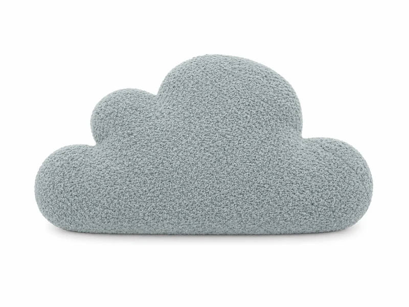 Grand coussin Nuage en tissu texturé bouclé
