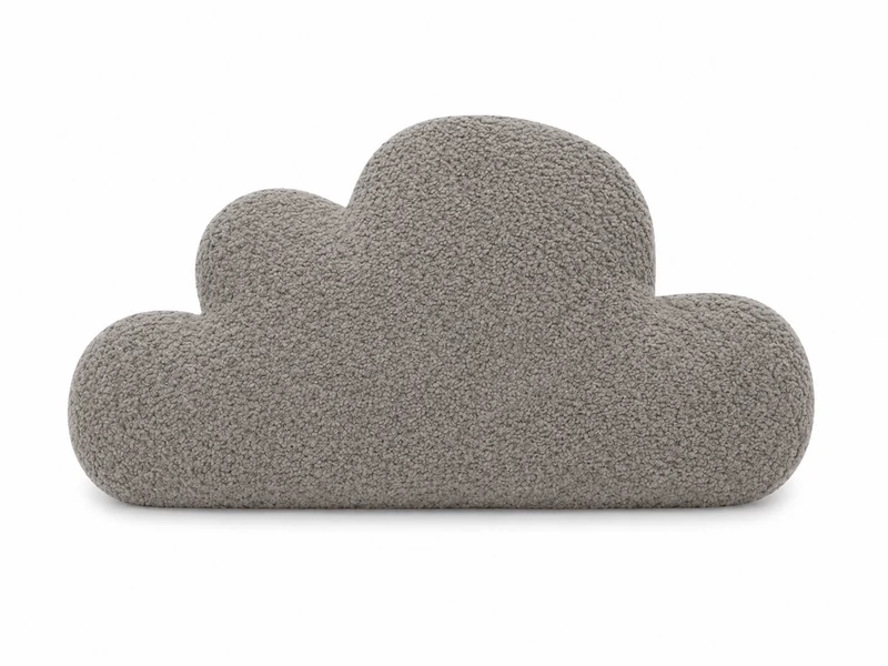 Grand coussin Nuage en tissu texturé bouclé