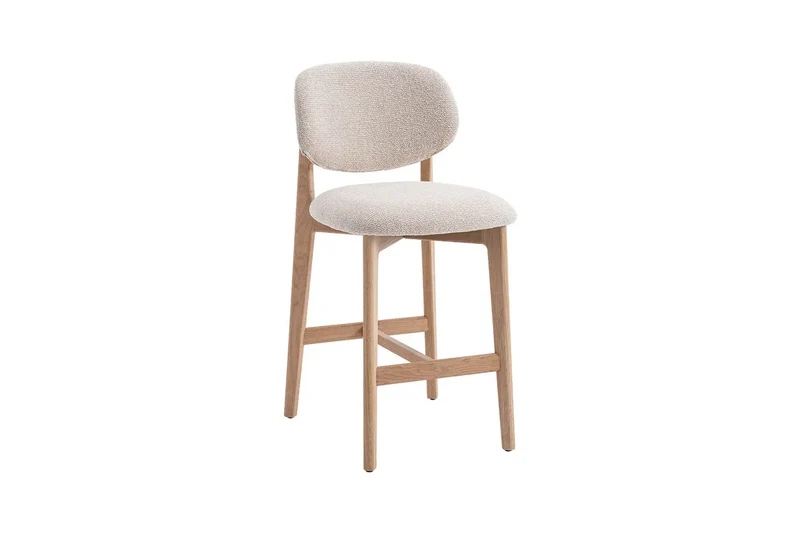 Chaise de Bar KAYA en Chêne Massif - 47 x 56.5 cm