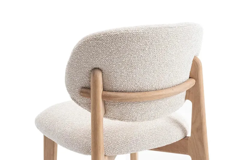Chaise de Bar KAYA en Chêne Massif - 47 x 56.5 cm