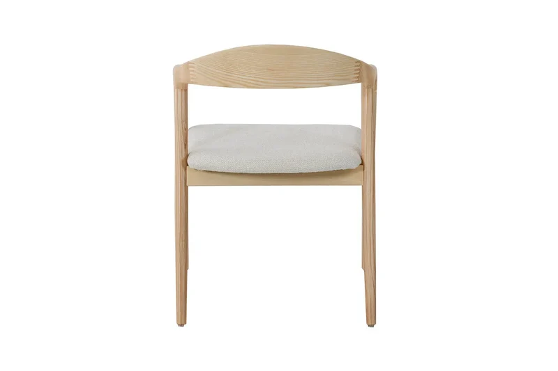 Chaise avec Accoudoirs CLARA en Bois de Frêne - 57 x 66.5 cm
