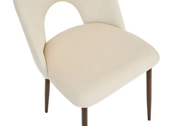 Chaise Teddy Pied Bois Noyer