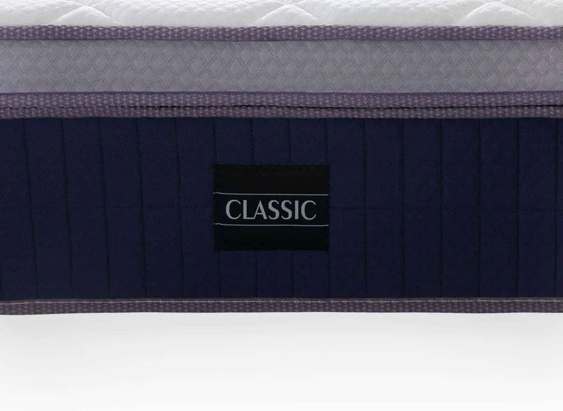 Matelas hybride CLASSIC 180 x 200 cm ressorts ensachés et mémoire de forme épaisseur 31 cm
