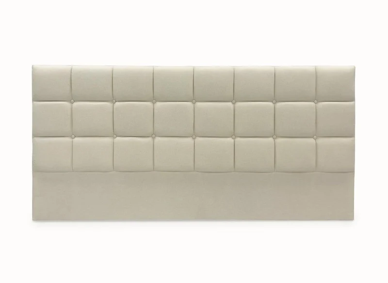 Tête de lit en tissu beige design 180 cm ALVERA