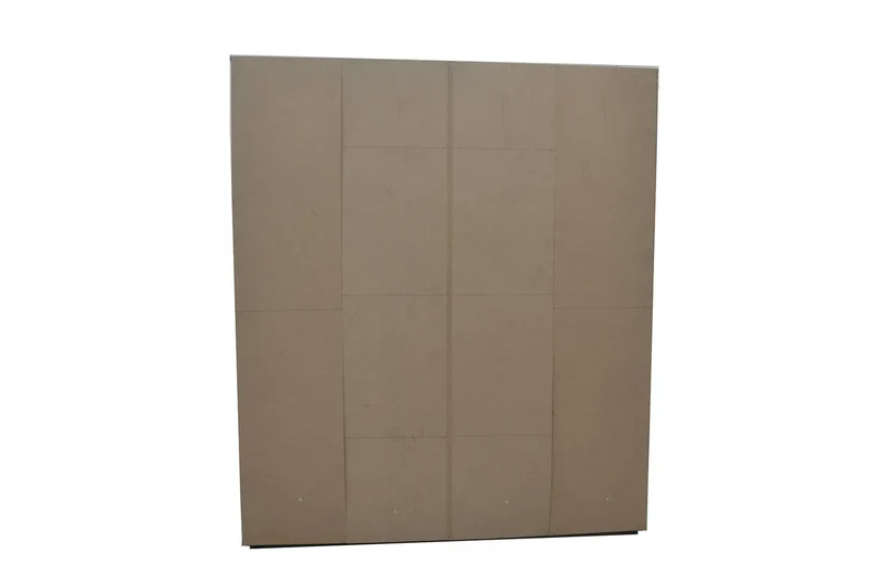 Armoire 4 portes avec 2 miroirs MARCO sonoma - 160 cm