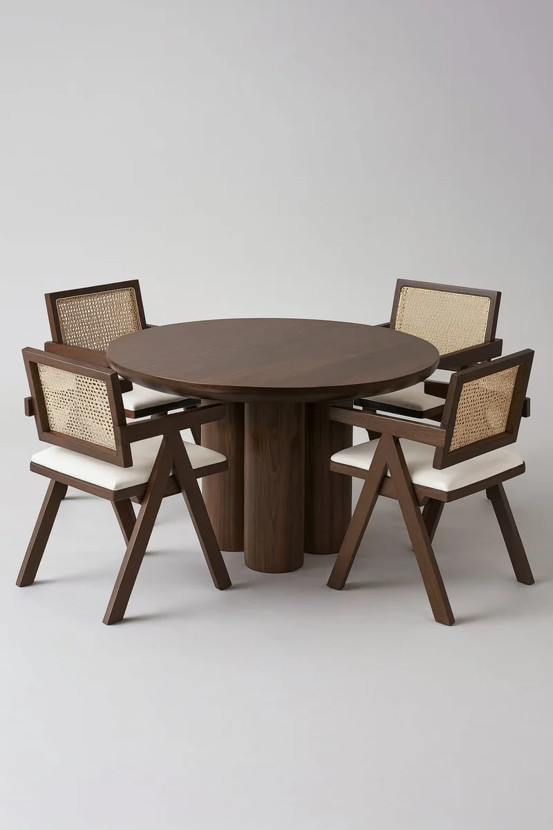 Table À Manger Maya Bois Noyer