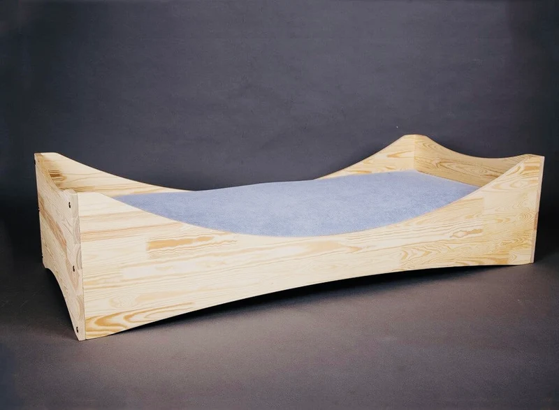 Lit simple en bois massif FSC • Iris