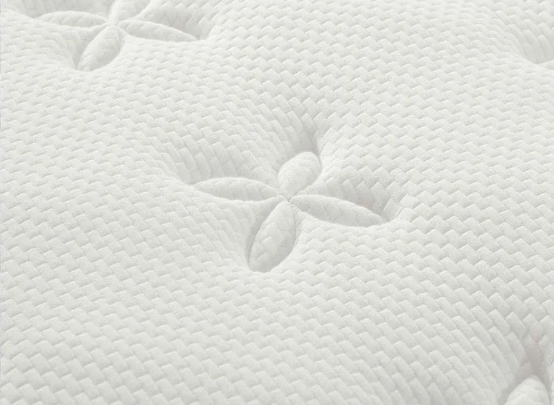 Matelas hybride BAMBOO 160 x 200 cm ressorts ensachés et mémoire de forme épaisseur 30 cm