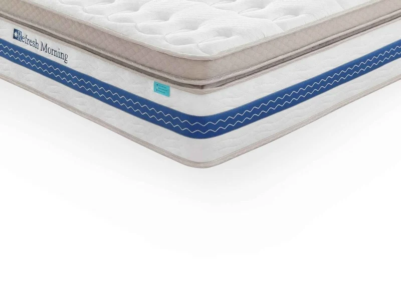 Matelas hybride REFRESH 160 x 200 cm ressorts ensachés et mémoire de forme épaisseur 32 cm